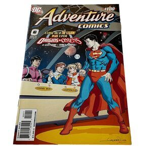Adventure Comics 0 Zero Issue DC Comics 2009 Origins & Omens The Legion Superman